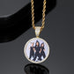 Round Photo Necklace QN721