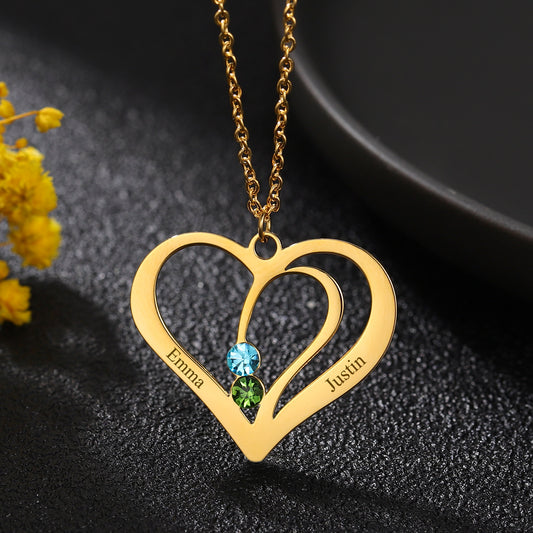 Collier Prénom Coeur Personnalisé DN206 