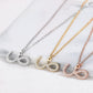 Custom Arabic Initial Letter Necklaces SN272