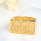 Hip Hop 3D Name Ring QR201026