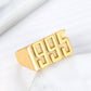 Hip Hop 3D Name Ring QR201026