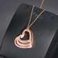 Heart Engraved Name Necklace DN291