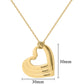 Heart Engraved Name Necklace DN291