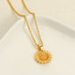 Sunflower Pendant Necklace SS-N-8002