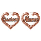 Heart Hoop Earrings QE20789