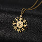 26 Letters Necklace Snowflake Pattern QN20976