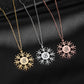 26 Letters Necklace Snowflake Pattern QN20976