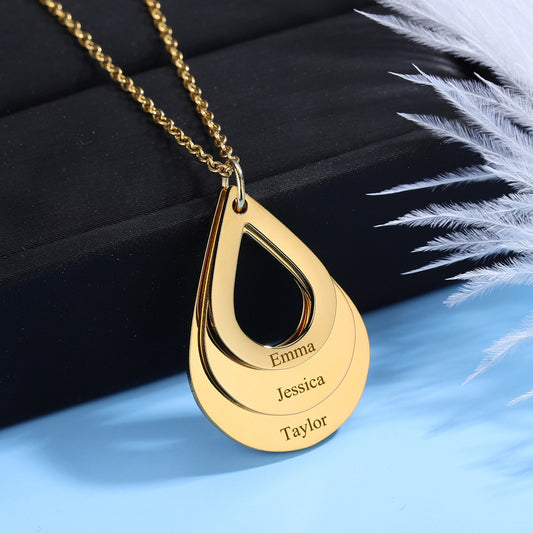 Customized Engraved 3 Names DN175