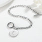Arabic Initial Letter Bracelet For Women