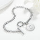 Arabic Initial Letter Bracelet For Women
