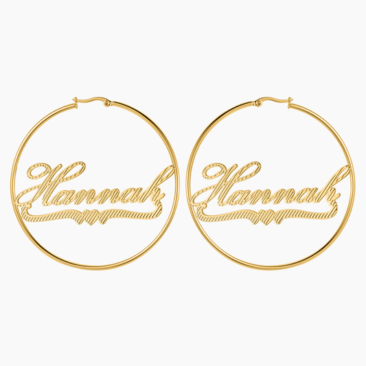 Boucles d'oreilles créoles avec coeur QE754