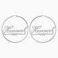 Hoop Earrings With Heart QE754
