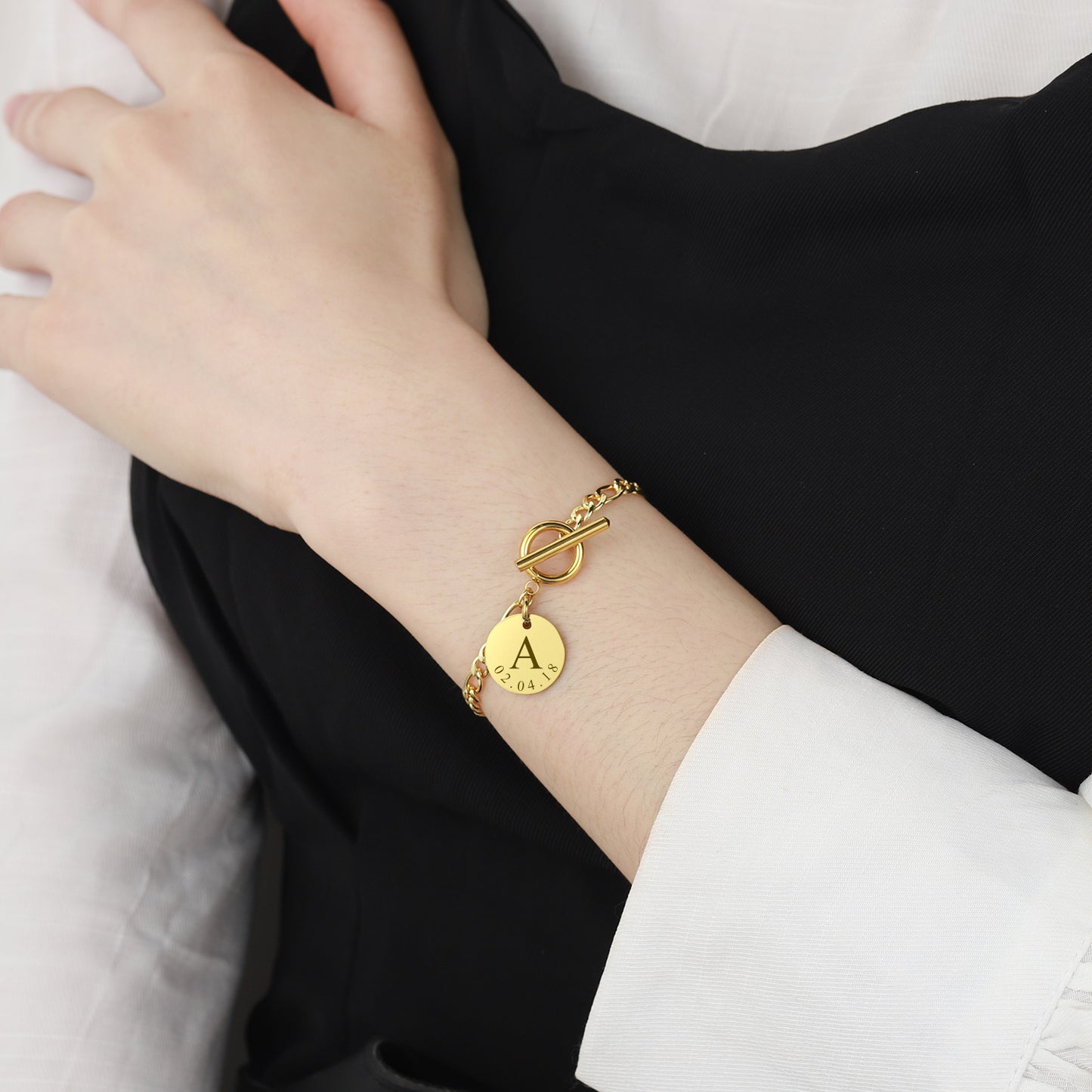 Personalized Bracelet Engrave DK004