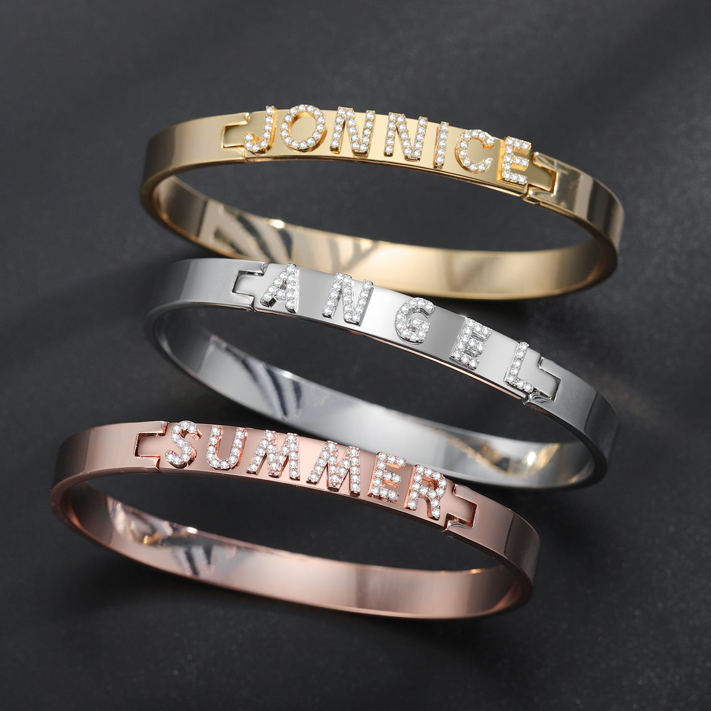 Name Nameplate Bangles & Bracelet QB211