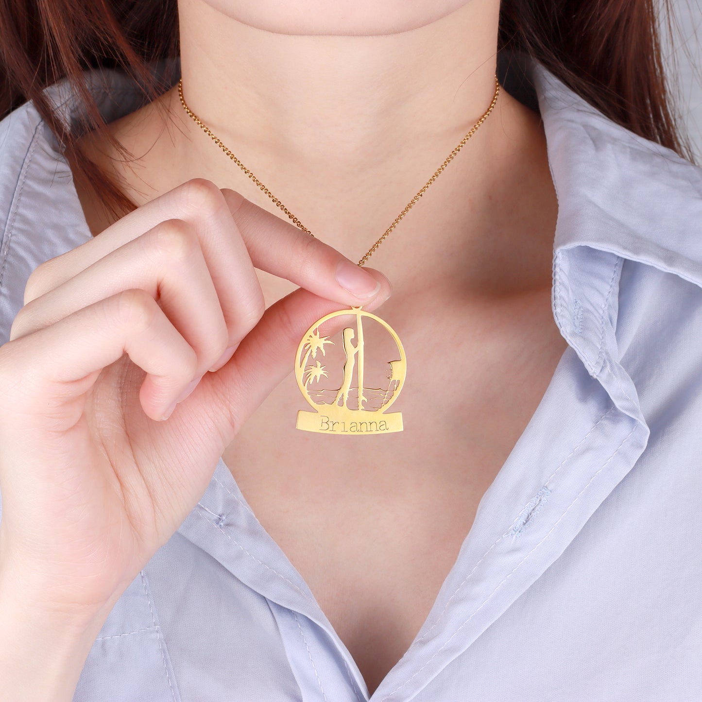 Personalise Name Necklace  DN319