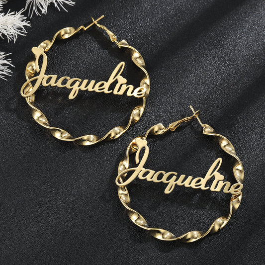 Wave Hoop Earrings QE20787