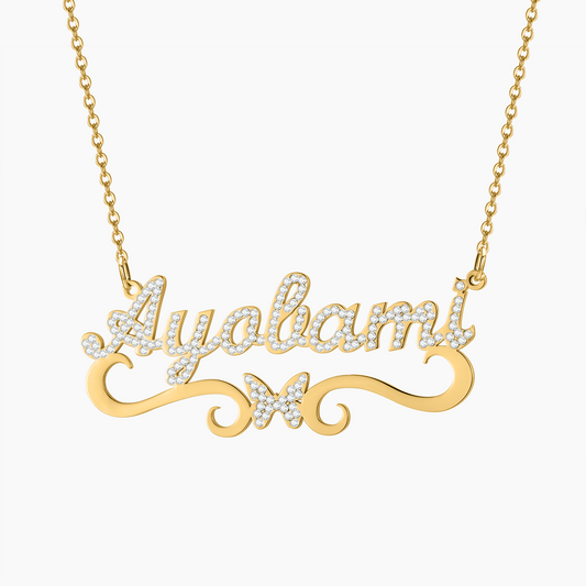 Collier Prénom Papillon QN680