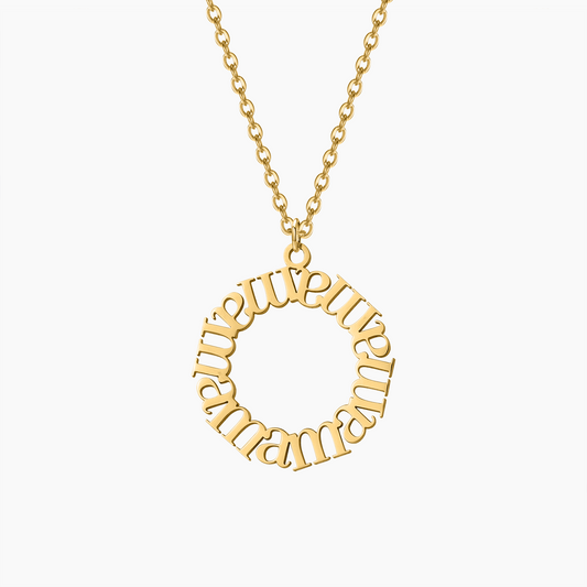 Collier cercle pour femme QN683