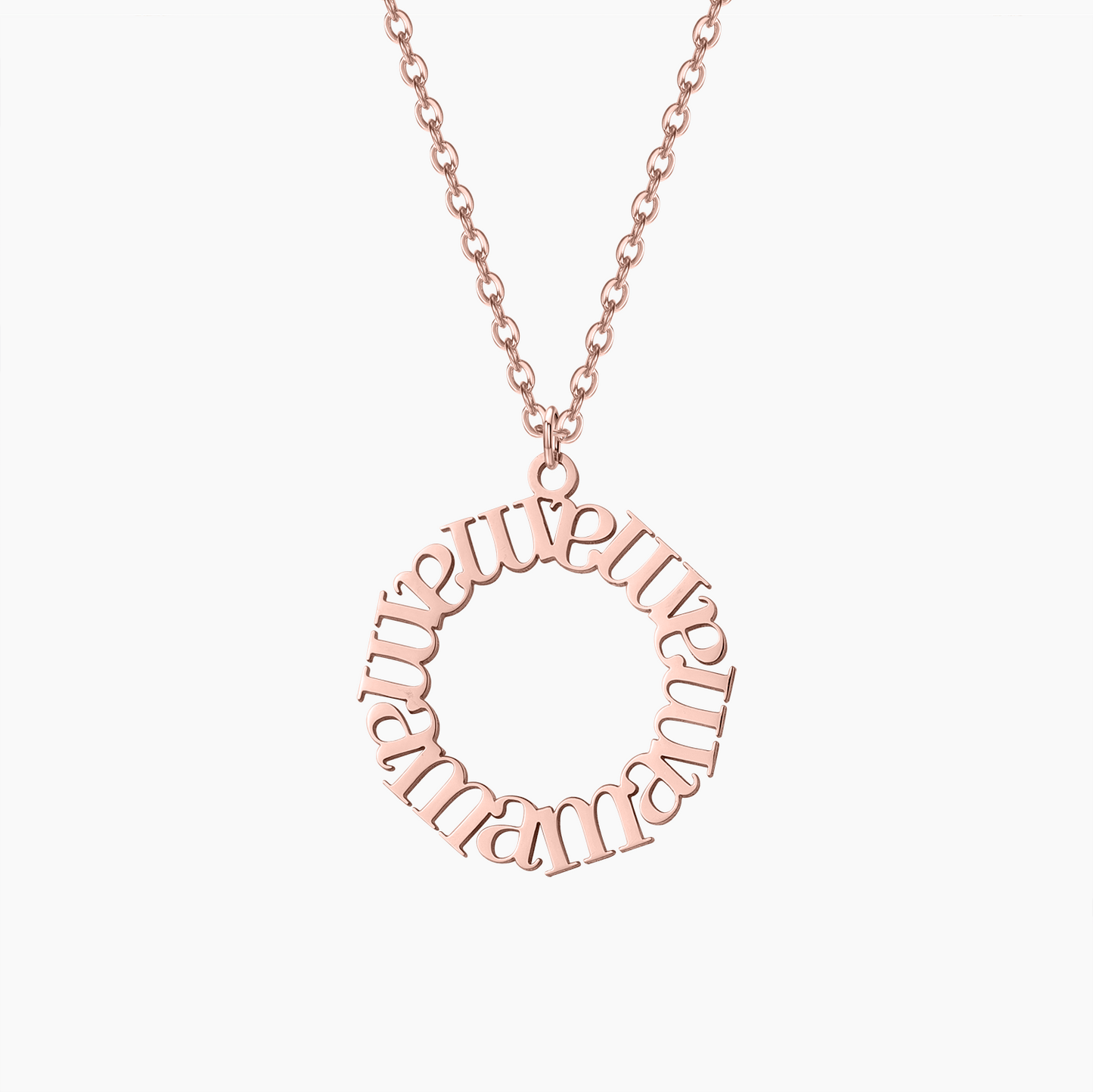 Circle Necklace For Women QN683