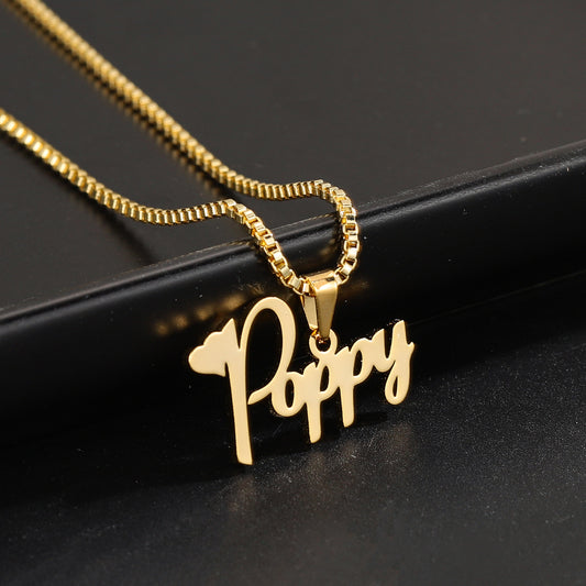 Collier Prénom Coeur QN229