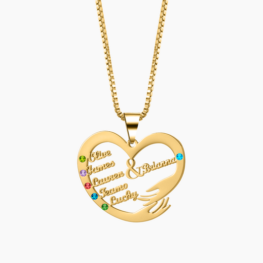 Family Nmae Embrace Necklace QN687