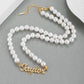 Custom Name Pearl Necklace QN326