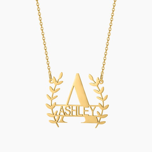 Vine Name Necklace QN600