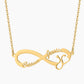 Stethoscope Infinite loop Name Necklace QN569