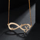 Stethoscope Infinite loop Name Necklace QN569