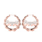 Two Tone Bamboo Earring QE513