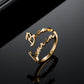 Double Name Ring QR319-F62