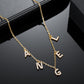 9mm Letters Necklace QN343