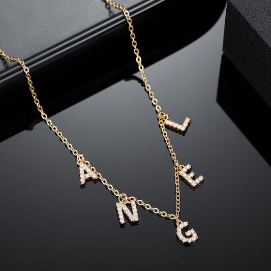 Collier Lettres 9mm QN343