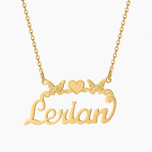 Butterfly Name Necklace QN622