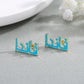 Colorful Custom Name Earrings QE511