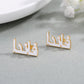 Colorful Custom Name Earrings QE511