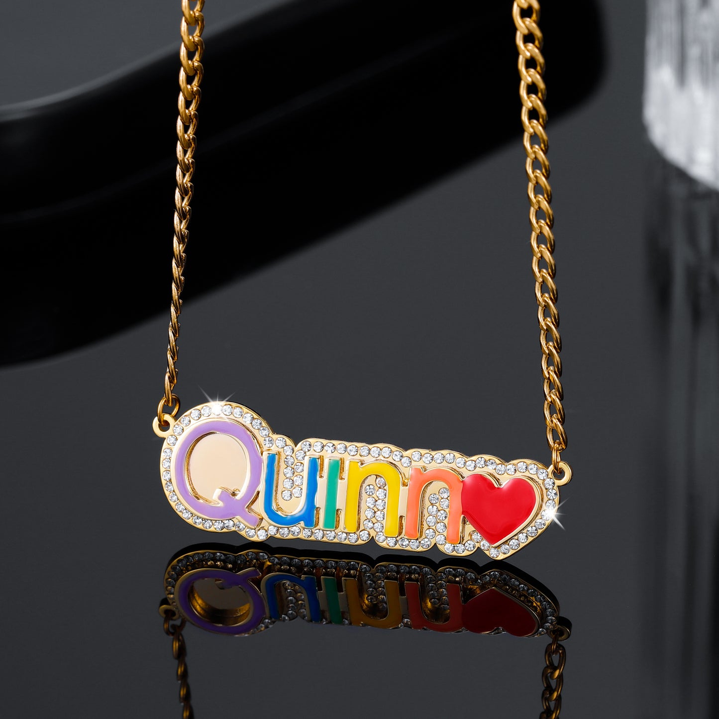 Collier Prénom Arc-en-Ciel QN623