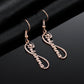 Infinity Drop Name Earring QE492-F15