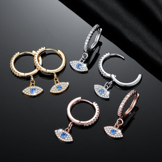 Ice Out Evil Eye Ohrringe QE493
