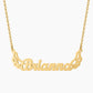 Angel Wings Name Necklace QN618