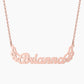 Angel Wings Name Necklace QN618