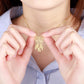 Stainless Steel Indian Mandala Dream Catcher Lotus Pendant QN341