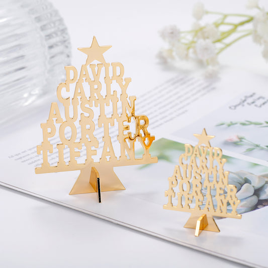 Christmas Family Tree Custom Name Ornaments