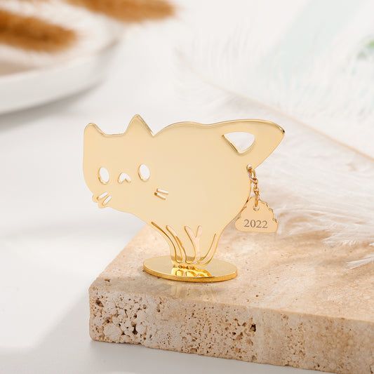 Funny Cat Custom Year Ornments