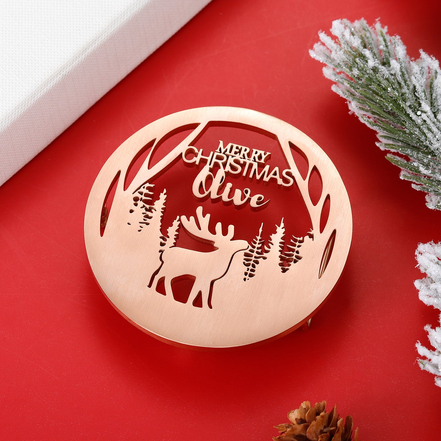 Christmas Custom Name Belt Buckle