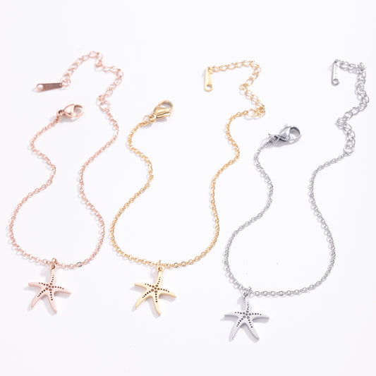 Starfish Bracelet/Necklace For Women QB330 QN321