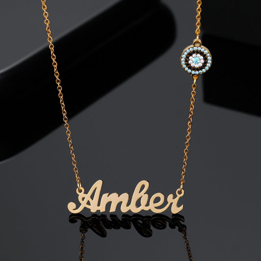 Collier Prénom Mauvais Œil QN462