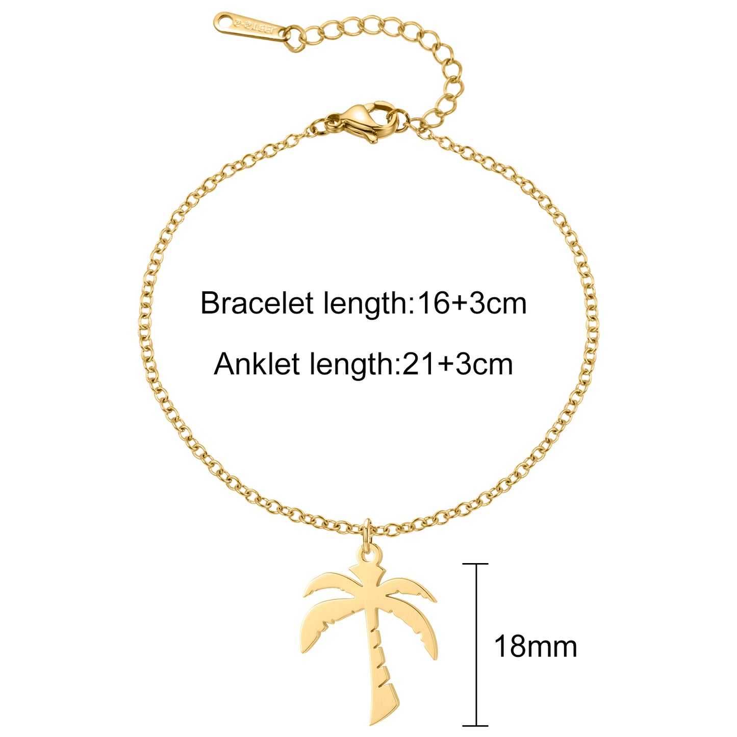 Palm Tree  Bracelet/Necklace For Women QN320