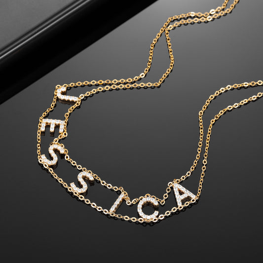 Collier Prénom Diamant QN272