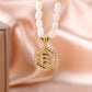 Pearl Chain Initial letter Bracelet QB526